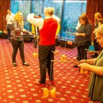 circus skills workshop, corporate event, team building