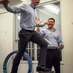 circus skills team building session.