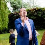 adult plate spinning at circus skills workshop