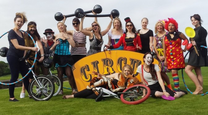 circus skills hen party