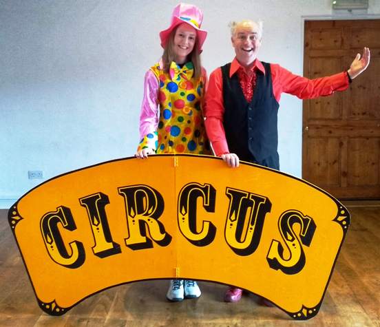 circus skills workshop at hen party