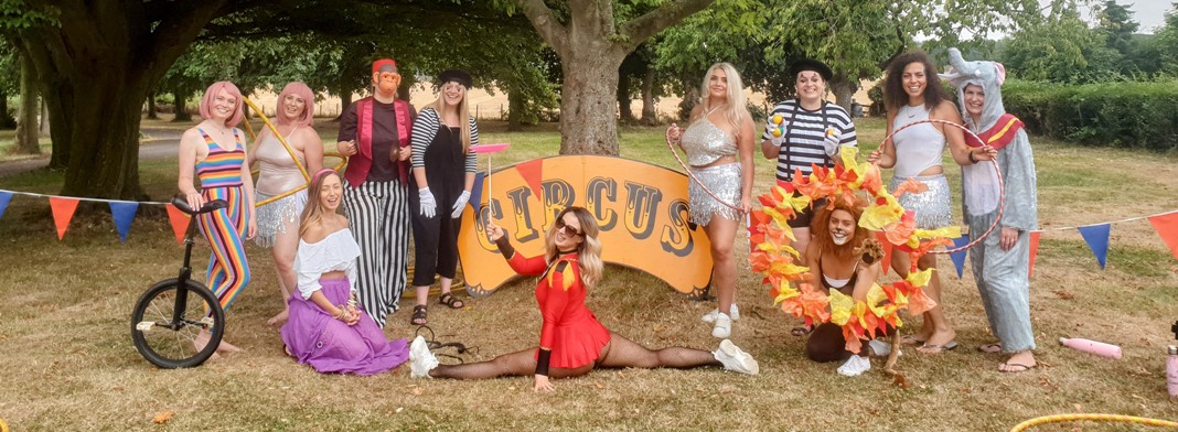 hen do circus skills workshop