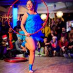 flapper hula hoop act