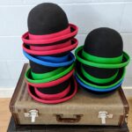 circus juggling hats