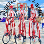 stilt bikes triple act